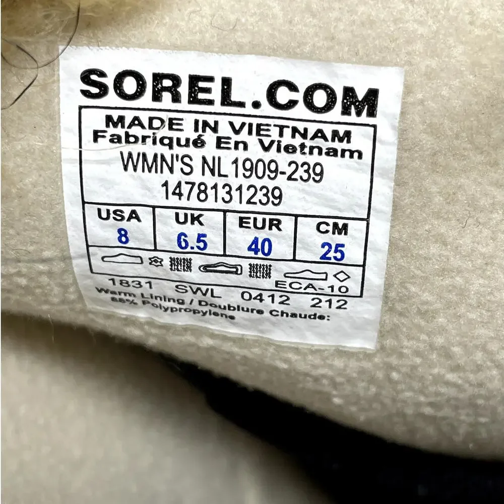 Sorel Tofino Joan Trail Boots Womens Size 8 Autumn Bronze Waterproof